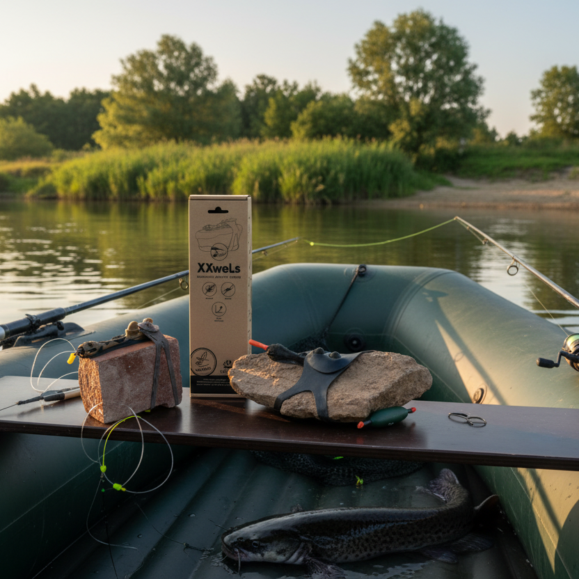 Fishstone XXWels – Steinmontage-System (bis 5 kg!) für das Welsangeln
