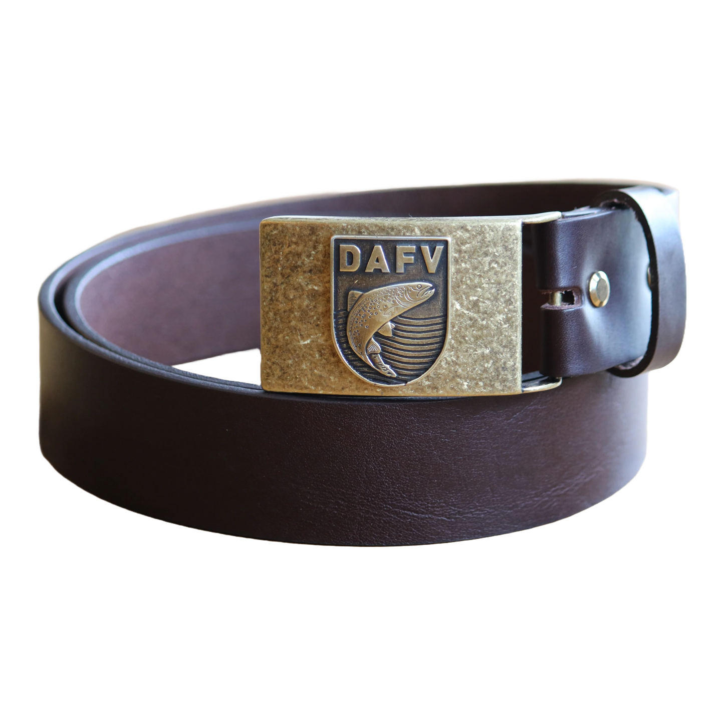 Ledergürtel mit DAFV-Gürtelschnalle
