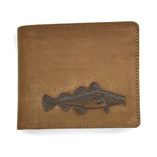 Glattleder Portemonnaie Fisch des Jahres 2024 Dorsch DAFV