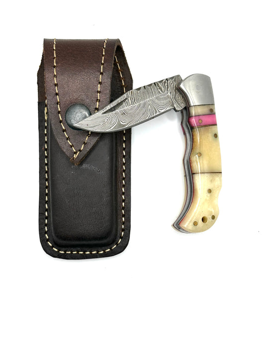 Damast-Taschenmesser Vintage 3