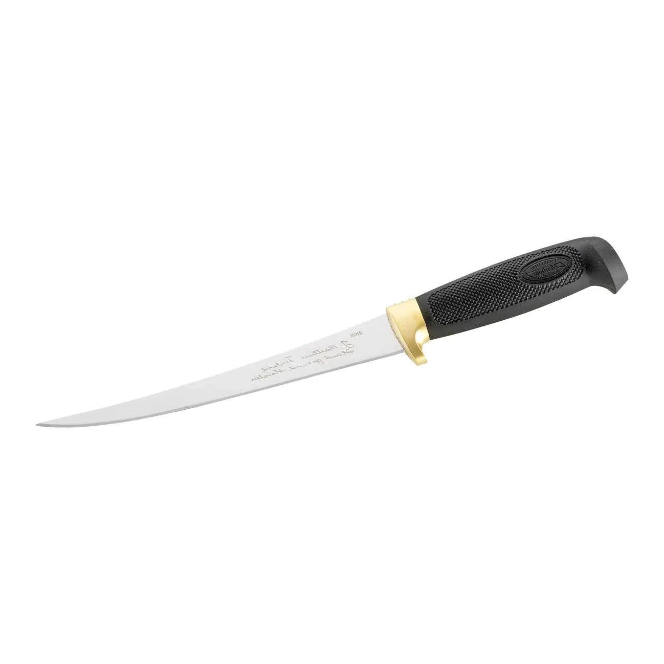 Filetiermesser von Marttiini Modell Condor mit 18,6 cm langen Klinge und schwarzem Griff