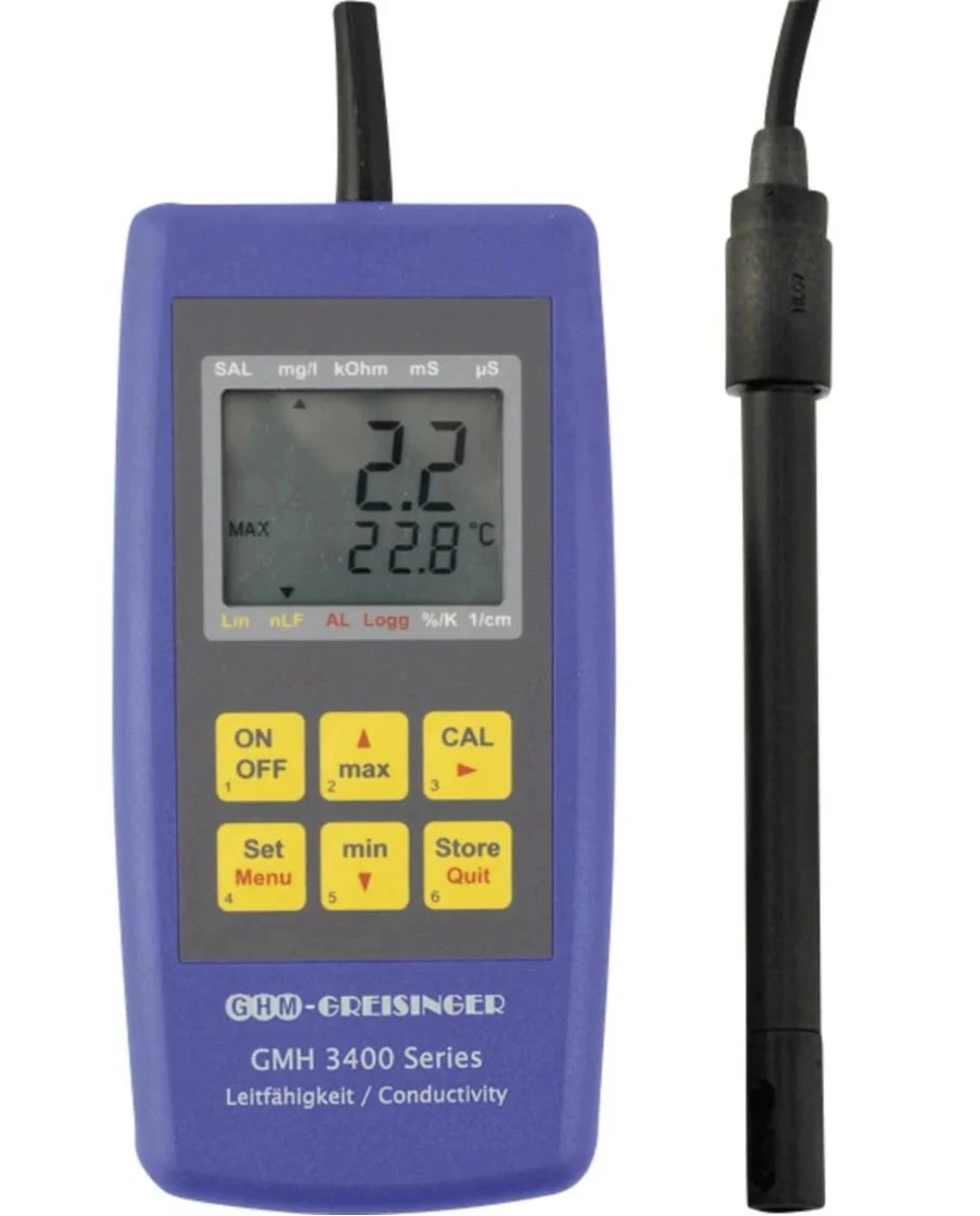 Leitfhäigkeitsmessgerät mit Messzelle