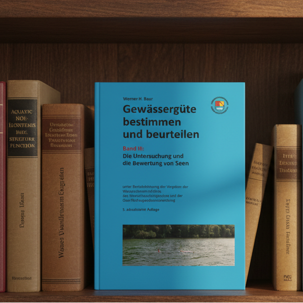 Band 3 aus der Buchreihe Gewässergüte bestimmen und beurteilen, hierbei geht es um die Untersuchung und Bewertung von Seen, Autor Werner H. Baur