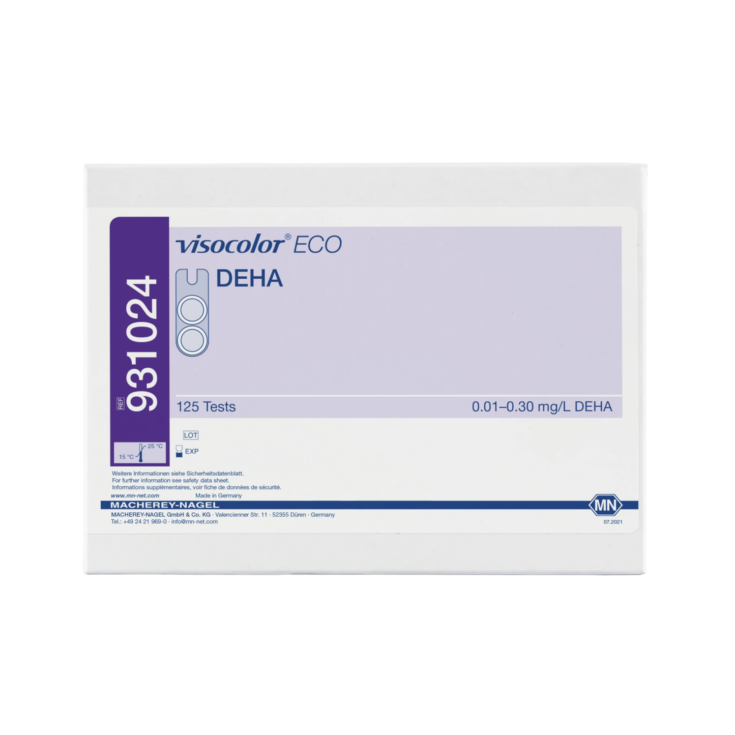 MACHEREY-NAGEL Kolorimetrischer Test VISOCOLOR ECO DEHA (931024)