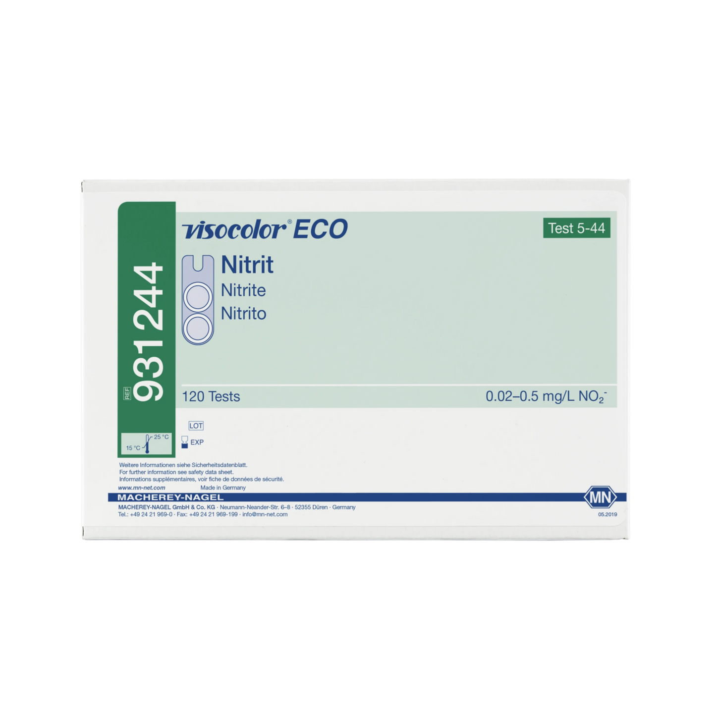 MACHEREY-NAGEL Kolorimetrischer Test VISOCOLOR ECO Nitrit, Nachfüllpackung (931244)