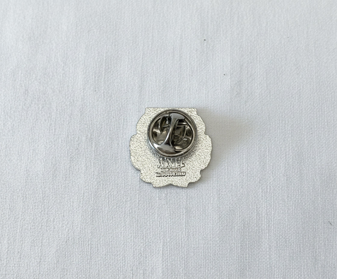 Anstecknadel für Angelverein (Muster Silber)