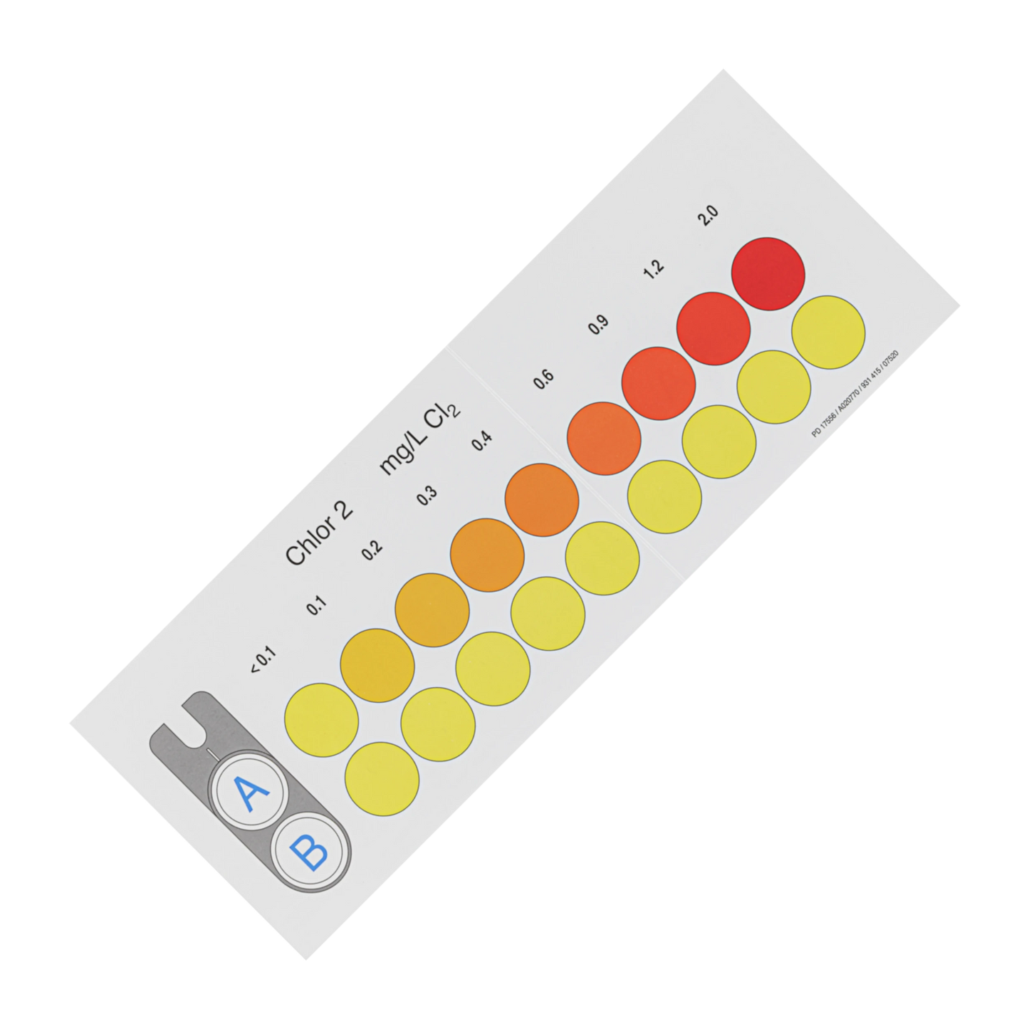 MACHEREY-NAGEL Farbvergleichskarte für VISOCOLOR ECO Chlor 2 (931415)