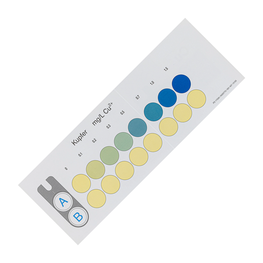 MACHEREY-NAGEL Farbvergleichskarte für VISOCOLOR ECO Kupfer (931437)
