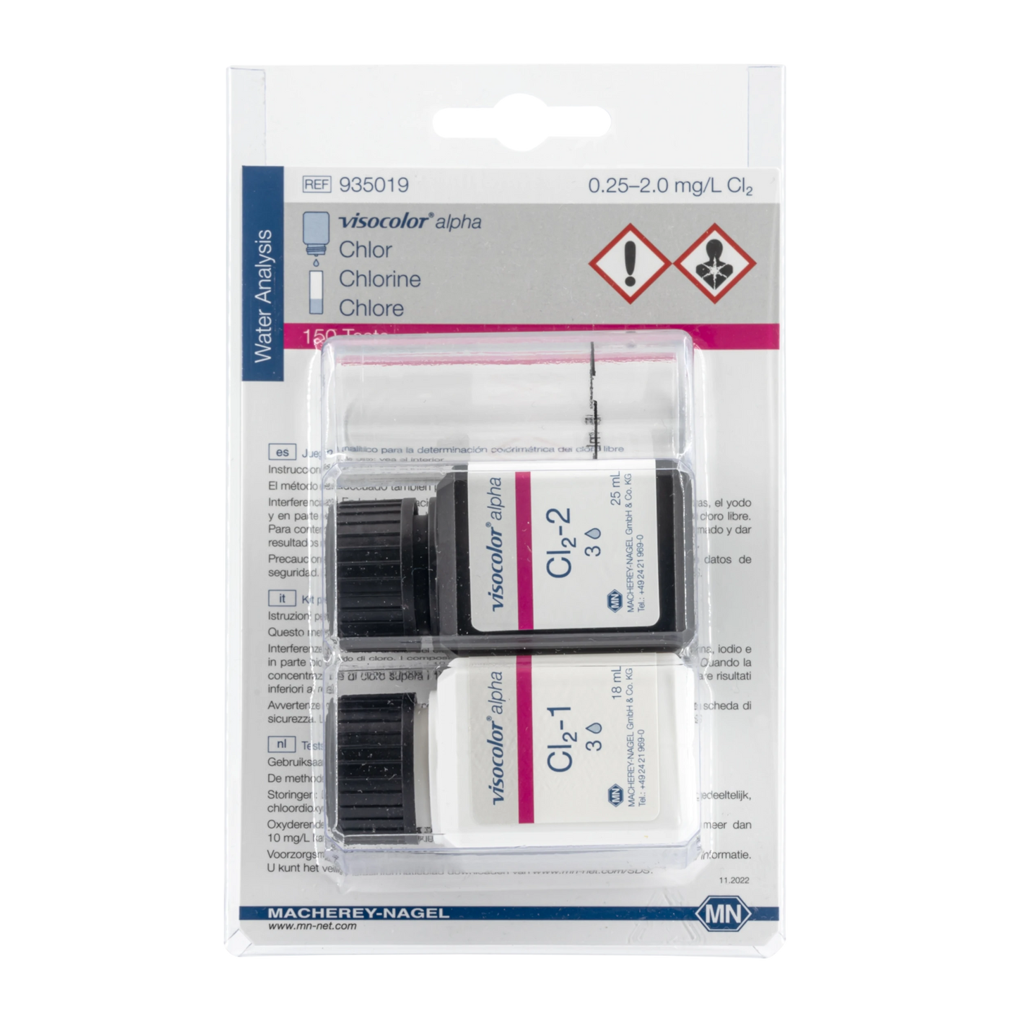 MACHEREY-NAGEL Kolorimetrischer Test VISOCOLOR alpha Chlor (935019)