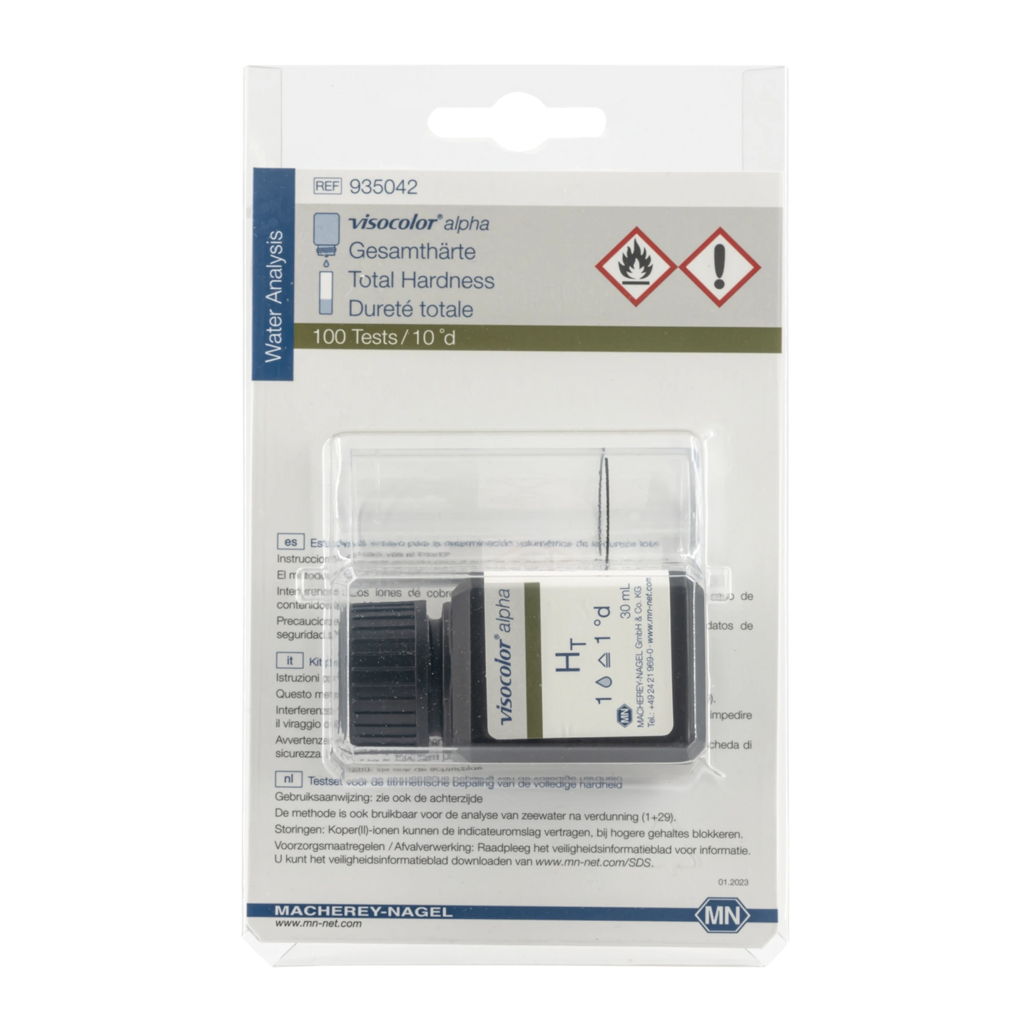 MACHEREY-NAGEL Kolorimetrischer Test VISOCOLOR alpha Gesamthärte (935042)