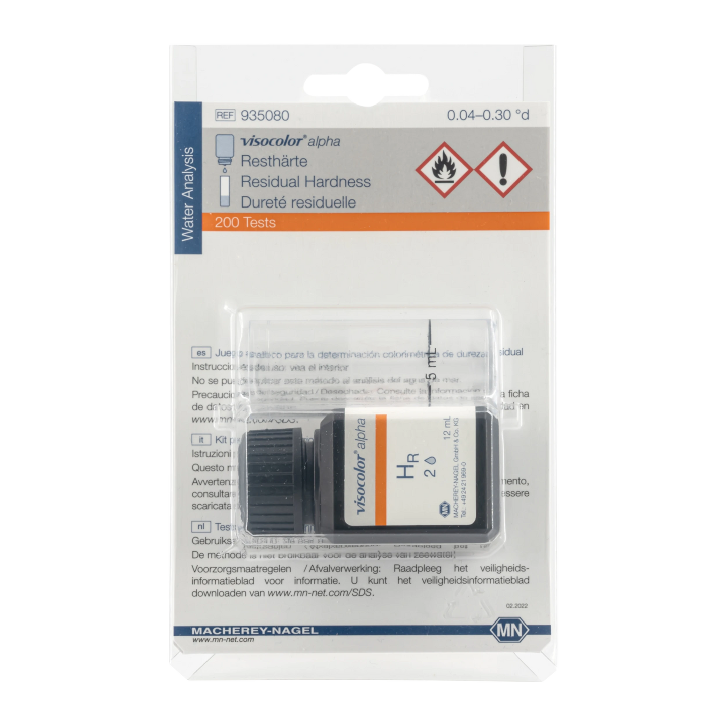 MACHEREY-NAGEL Kolorimetrischer Test VISOCOLOR alpha Resthärte (935080)