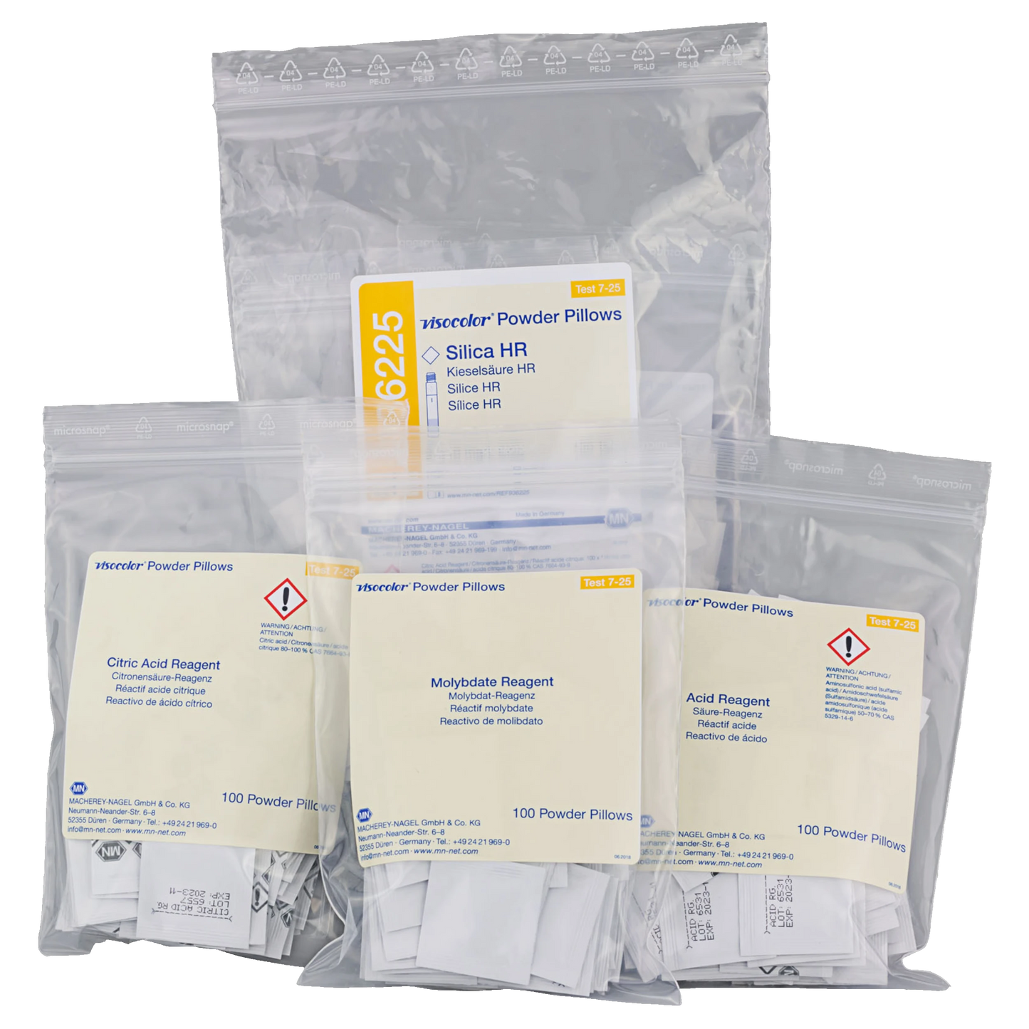 MACHEREY-NAGEL VISOCOLOR Powder Pillows Kieselsäure HR - 100 photometrische Teste (936225)