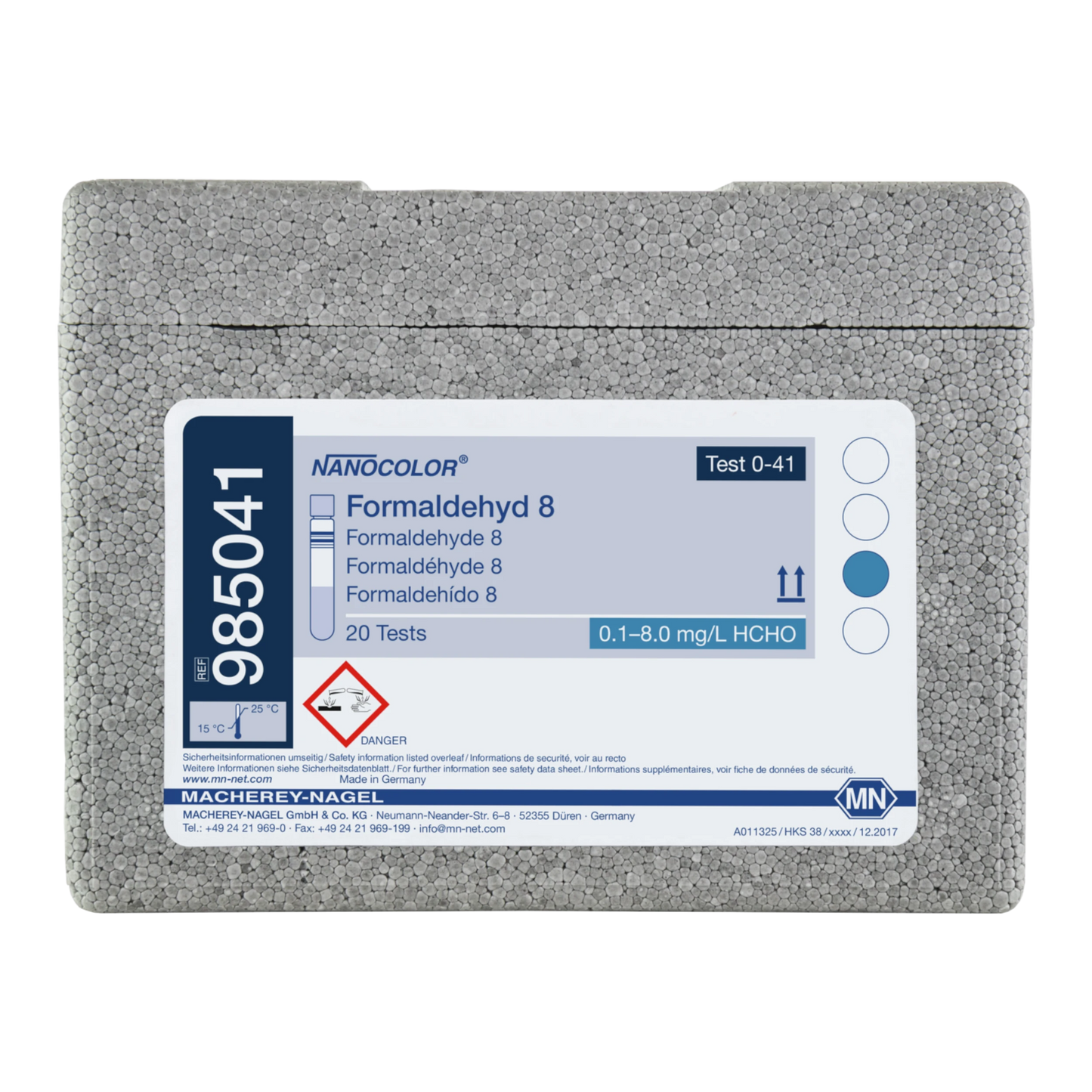 MACHEREY-NAGEL NANOCOLOR Rundküvettentest Formaldehyd 8 (985041)