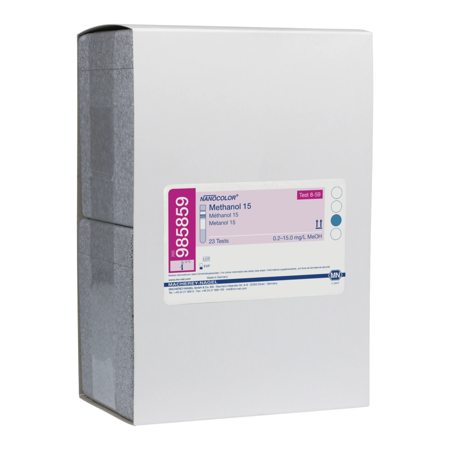 MACHEREY-NAGEL NANOCOLOR Rundküvettentest Methanol 15 (985859)