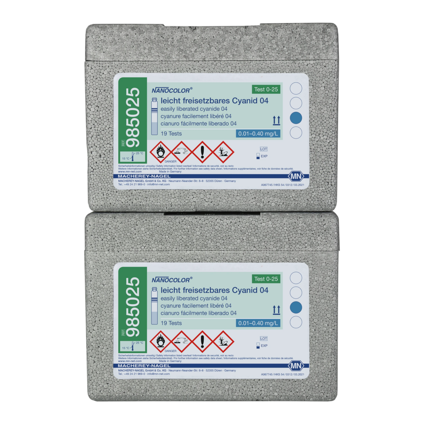 MACHEREY-NAGEL NANOCOLOR Rundküvettentest leicht freisetzbares Cyanid 04 (985025)