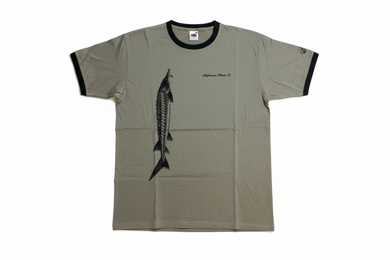 Das T-Shirt zum Stör (Acipenser sturio) ist nur in geringster Stückzahl erhältlich.