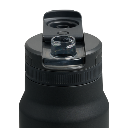 Dometic Chug Bottle Thermoskanne (dunkelgrau) – 1 l mit Fischmotiv | Exklusiv im DAFV.Shop