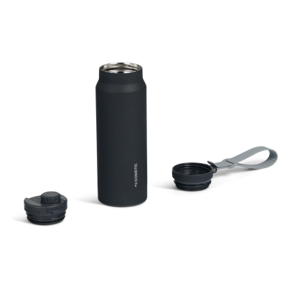 Dometic Chug Bottle Thermoskanne (dunkelgrau) – 1 l mit Fischmotiv | Exklusiv im DAFV.Shop