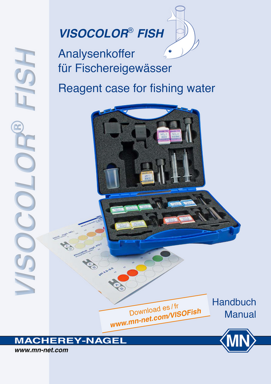 MACHERY-NAGEL Handbuch für VISOCOLOR Fish Analysenkoffer (933151)