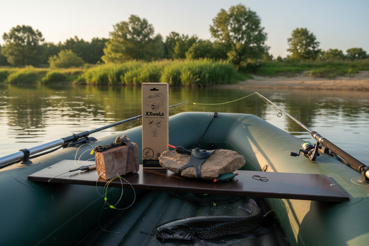 Fishstone XXWels – Steinmontage-System (bis 5 kg!) für das Welsangeln