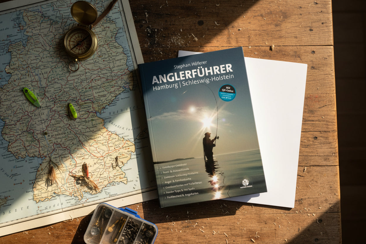 Dieses Buch hilft Anglern in Hamburg und Schleswig-Holstein, gute Angelstellen zu finden.