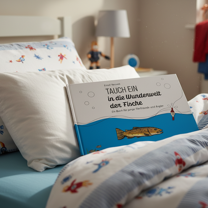Die perfekte Bettlektüre für junge Angler und Natur Entdecker: das Buch "Tauch ein in die Wunderwelt der Fische".