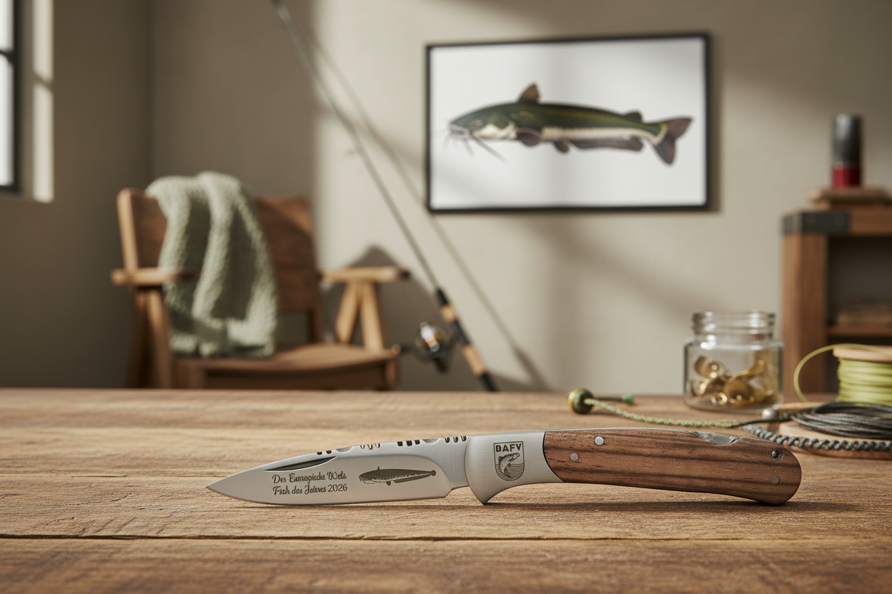 Das Messer zum Wels (Waller), Fisch des Jahres 2026.