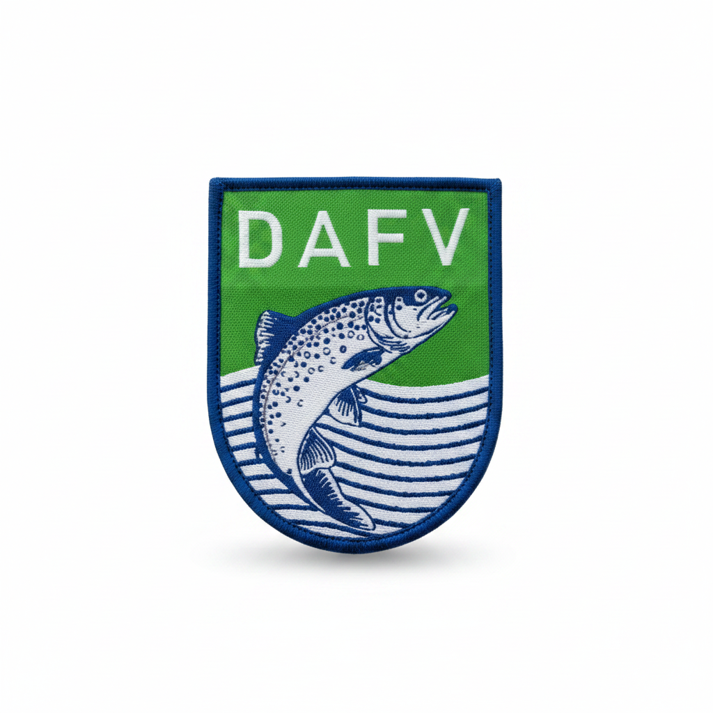 DAFV Logo – Gesticktes Stoffabzeichen (Offizielles Verbandsabzeichen)