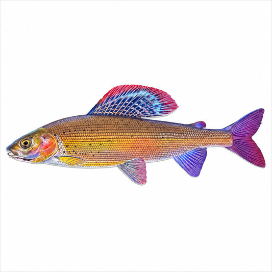 DAFV Konturenfisch „Äsche“ – ca. 80 cm