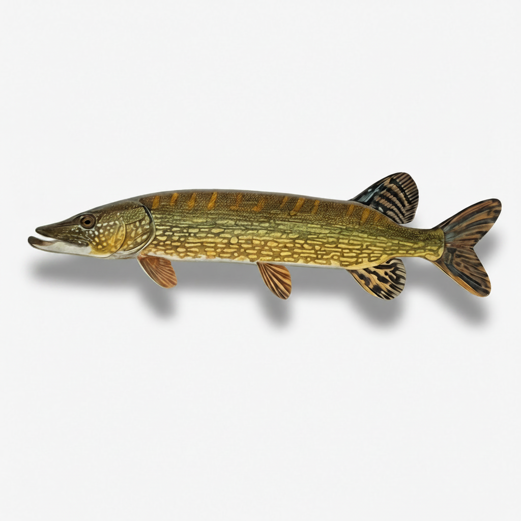 DAFV Konturenfisch „Hecht“ – ca. 101 cm