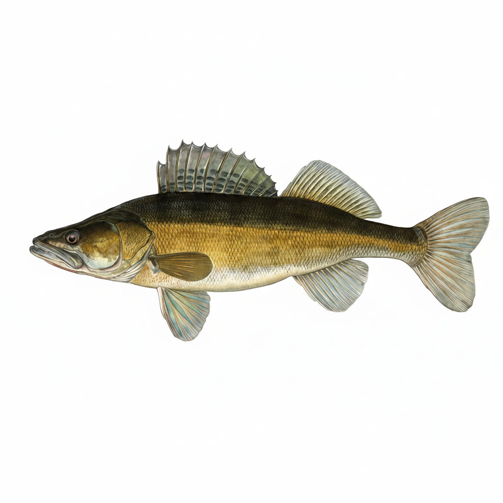 DAFV Konturenfisch „Zander“ – ca. 90,5 cm