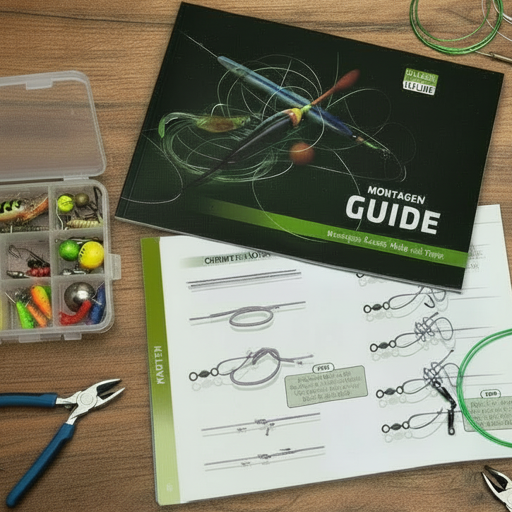 Der Montagen-Guide ist eine große Hilfe für Angler.