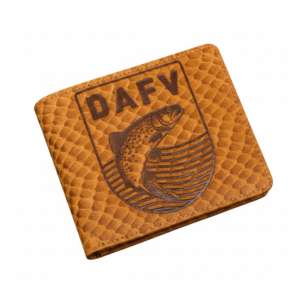 DAFV Portemonnaie mit DAFV-Wappen (Rindsleder mit Schuppenprägung)
