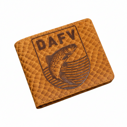 DAFV Portemonnaie mit DAFV-Wappen (Rindsleder mit Schuppenprägung)