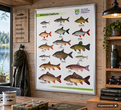 DAFV Fisch-Poster „Heimische Friedfische“