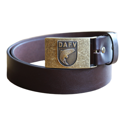 Ledergürtel mit DAFV-Gürtelschnalle