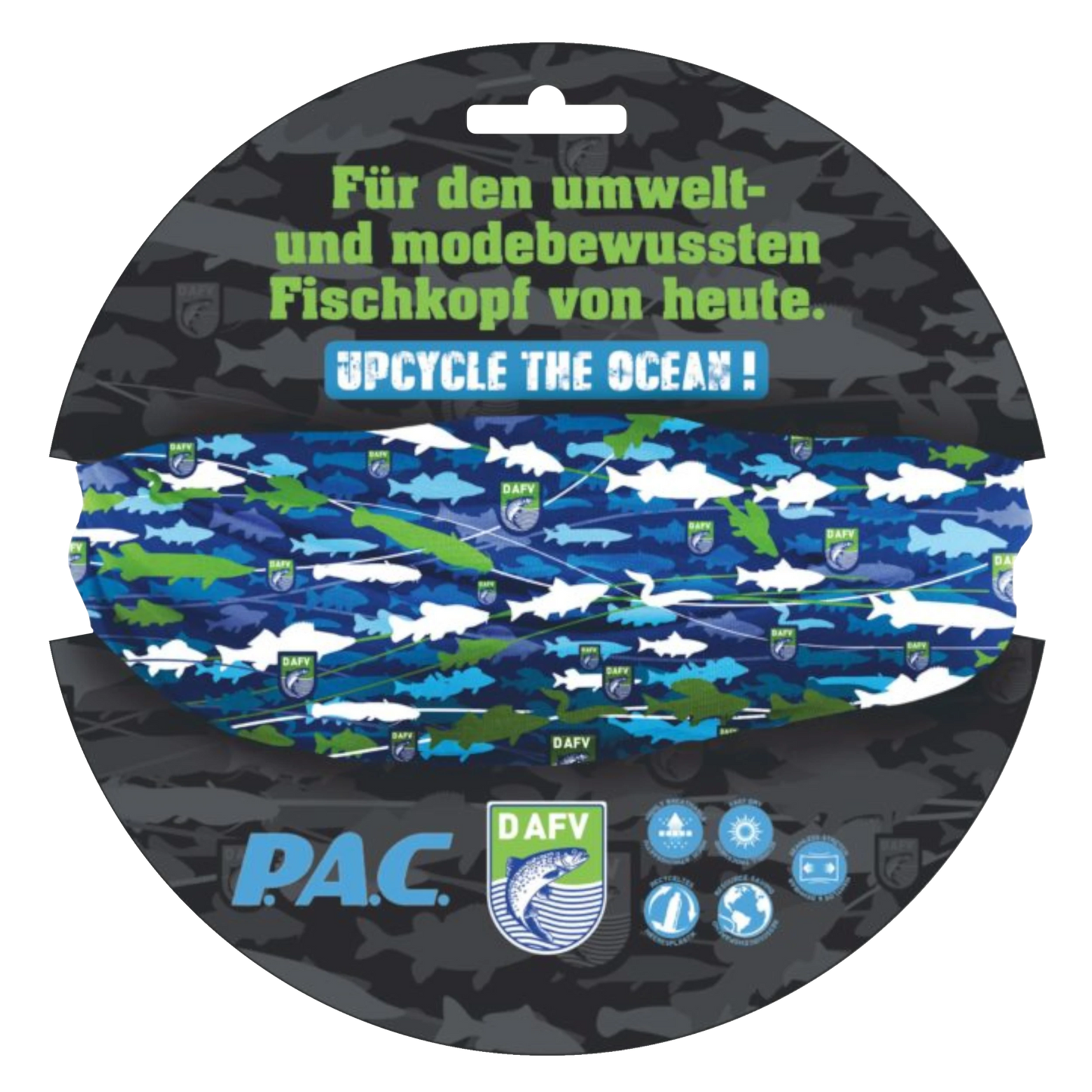 Echtheitsgarantie! DAFV Ocean – Multifunktionstuch Upcycling