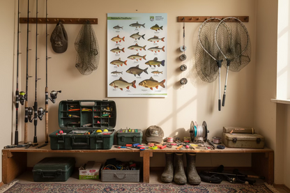 Das Fisch-Poster "heimische Friedfische" des DAFV.