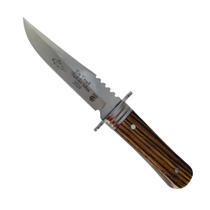 Messer zum Fisch des Jahres 2024. Der Dorsch ist auf der Klinge verewigt.