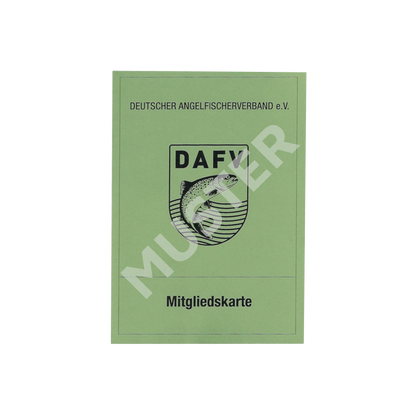 Die Mitgliedskarte des DAFV.