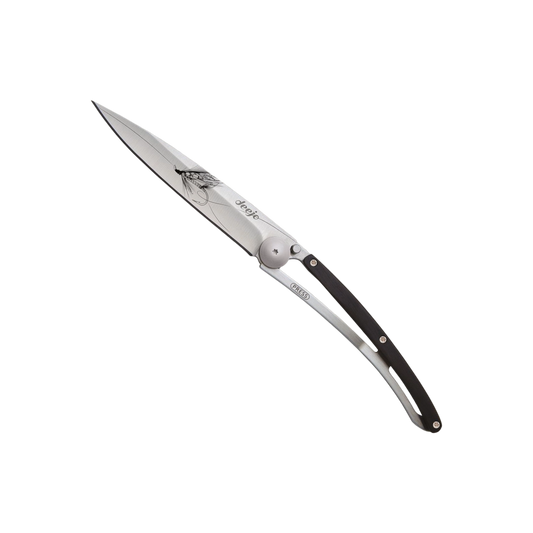 DEEJO 37G Fliegenfischen - Ebenholz/Silver Wilkinson (Taschenmesser)