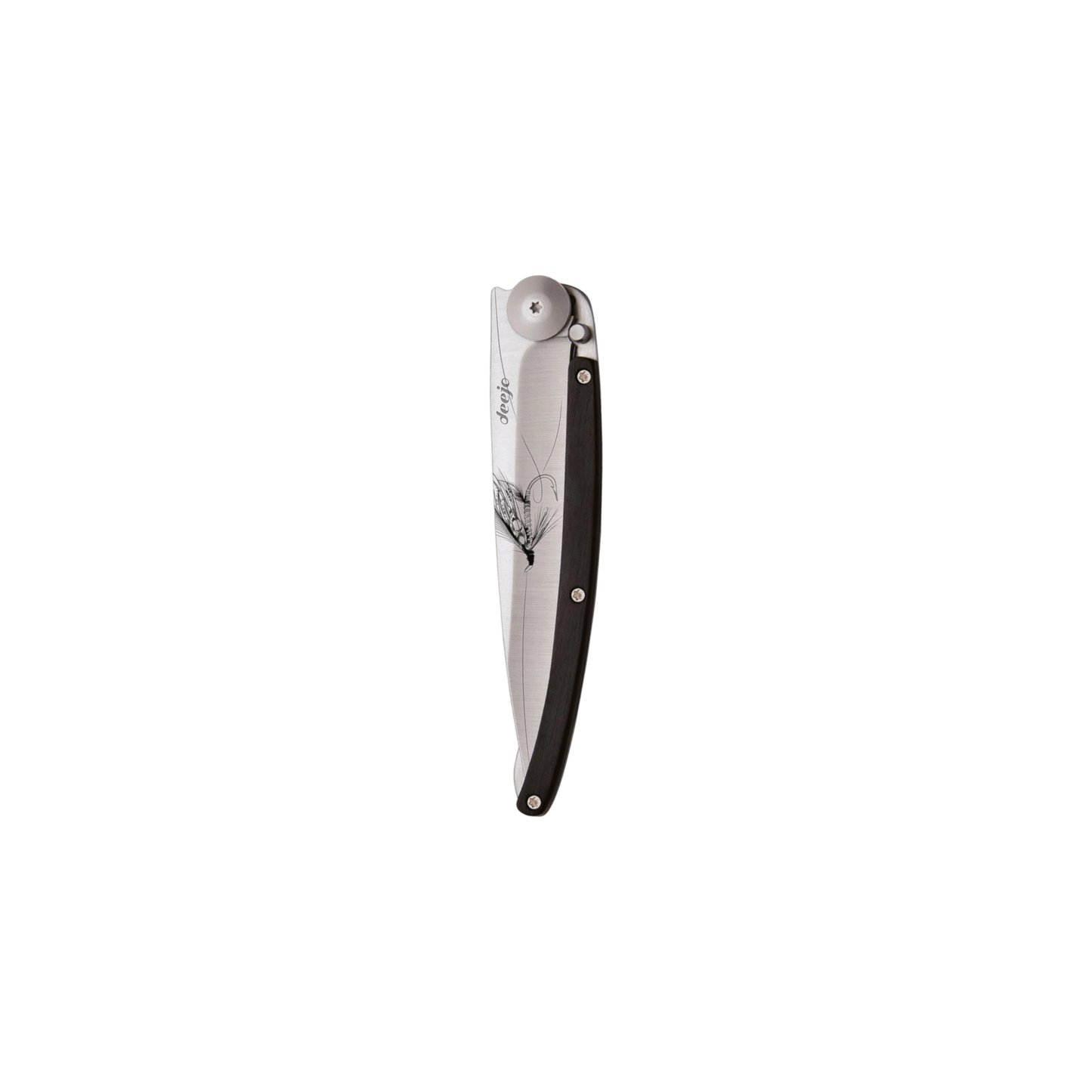 DEEJO 37G Fliegenfischen - Ebenholz/Silver Wilkinson (Taschenmesser)