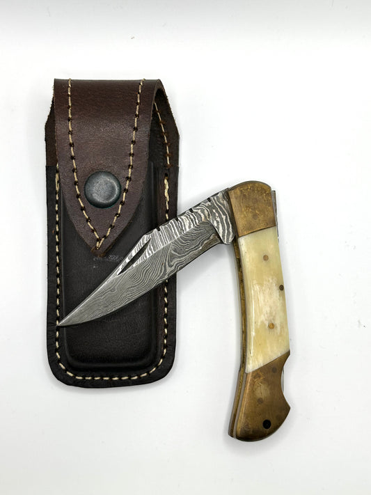 Damast-Taschenmesser Vintage 1