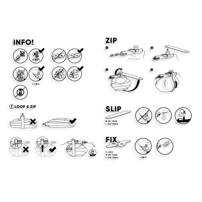 FISHSTONE Zip-Kit Set (Safety Clip Montage)