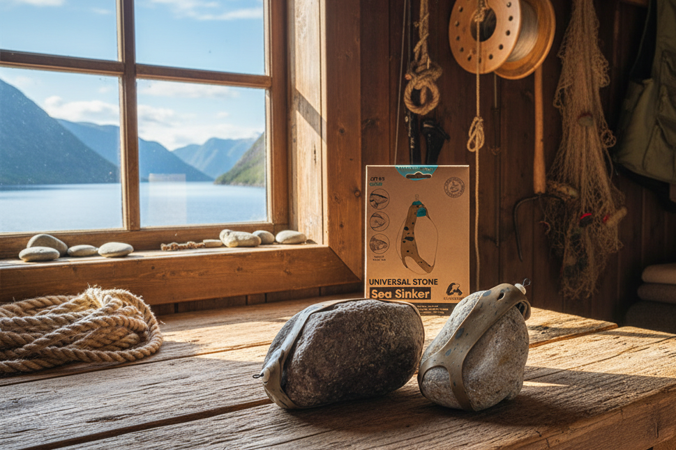 Diese System ist ideal für Heilbutt, Dorsch, Seewolf und andere große Fische in Norwegen und Island.