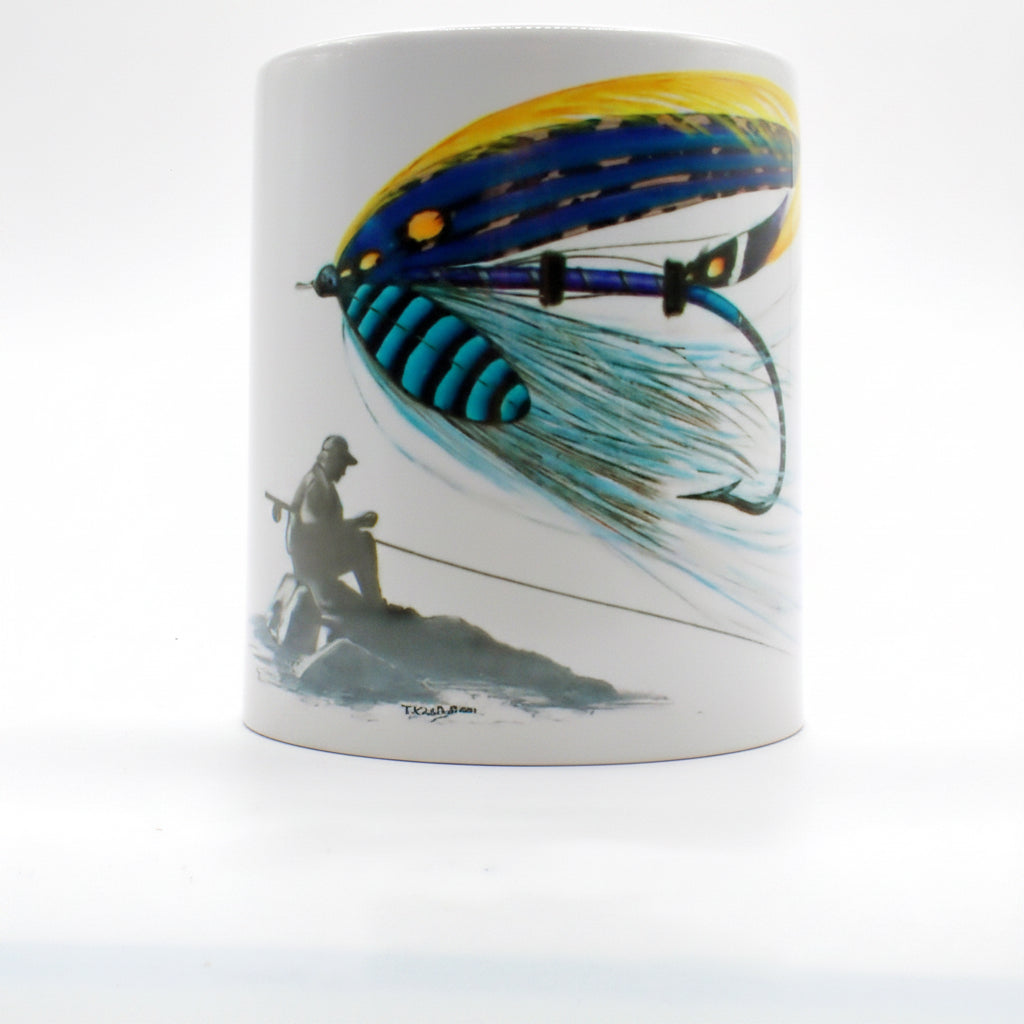 Becher Fliegenfischen "Impression S.P." von Thomas Kubitz