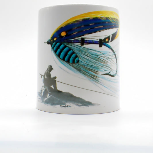 Becher Fliegenfischen "Impression S.P." von Thomas Kubitz
