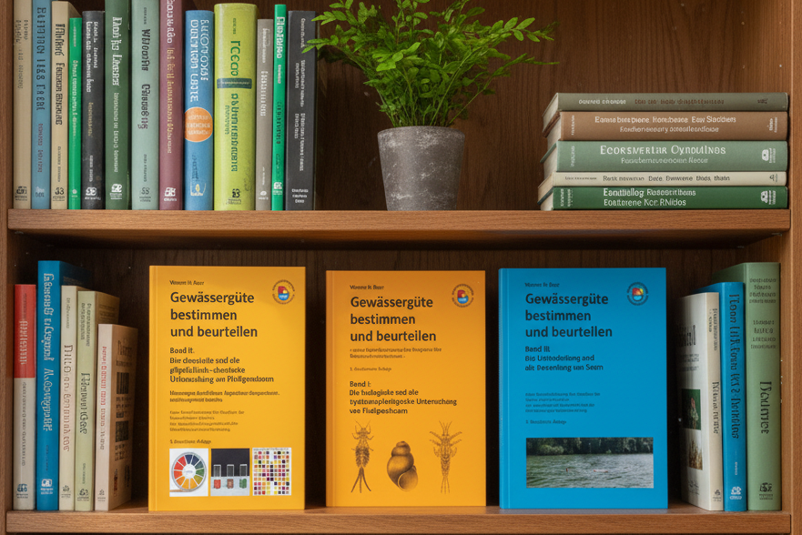 Die drei wichtigsten Bücher zum Thema Gewässergüte bestimmen gibt es jetzt als Set.