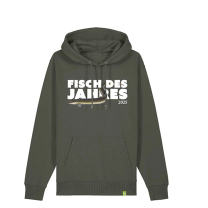 DAFV Hoodie mit Aal, Fisch des Jahres 2025