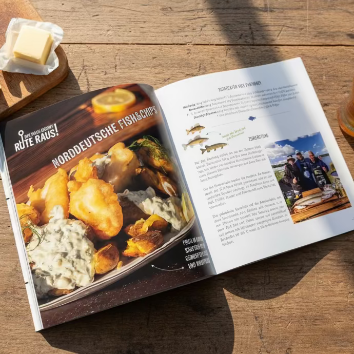 Rute raus, der Spaß beginnt - und damit ist auch die Verwertung von Fischen gemeint. Und wie man das macht, erfährt man in diesem Kochbuch "Fischrezepte" des DAFV (Catch & Cook).